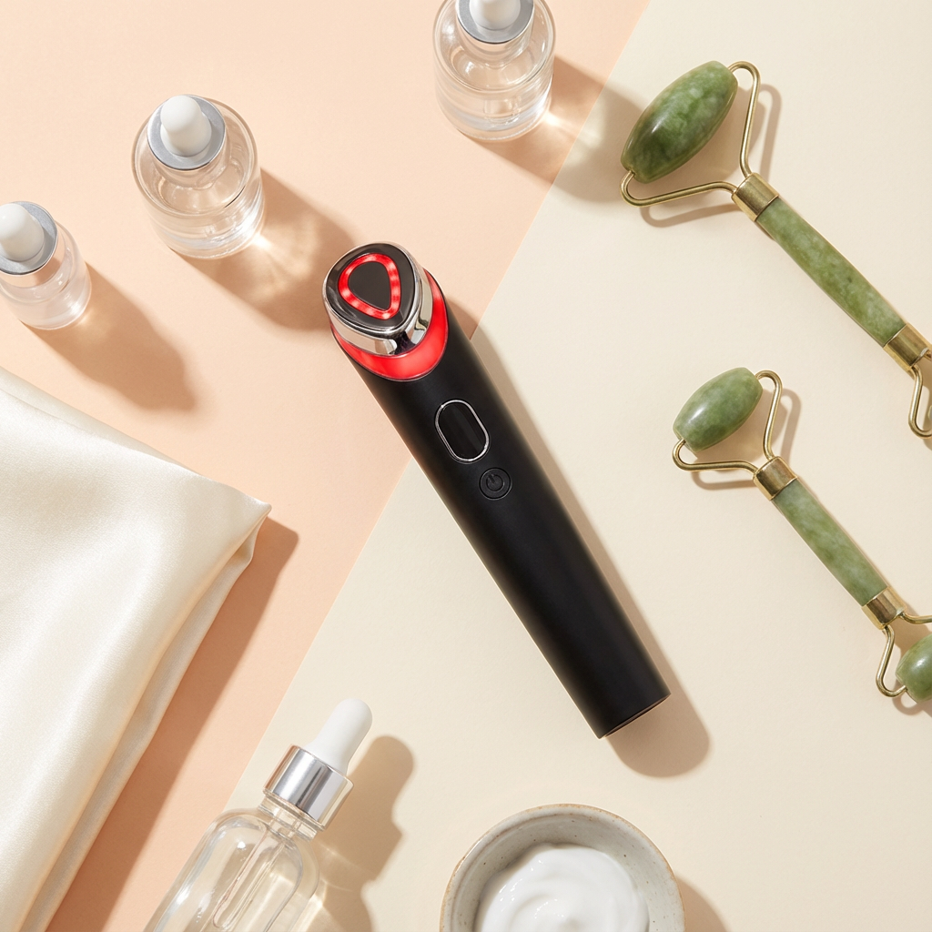 Age-R Booster Pro 7-Color LED Microcurrent Facial Lifting Device – Anti-Wrinkle EMS Skin Tightening